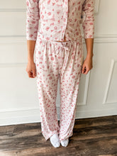 Merry Mornings PJ Set Holly Red and Pink