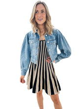 Flirty and Fun Stripe Fit and Flare Dress