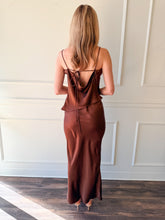 Elena Chocolate Silk Camisole