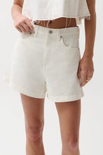 Kimora High Rise Linen Short -Egret by Pistola
