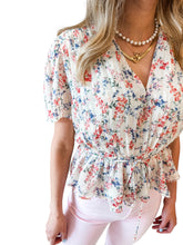 Floral Pleated Blouse by Reset by Jane