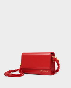 Arden Braided Red Mini Bag by Katie Loxton