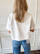 Dawson Poplin Tie Top