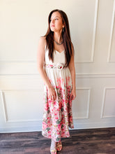 Remi Floral Belted Midi Dress