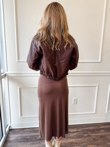 Espresso Midi Dress
