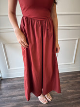 Rust Romance Tube + Poplin Maxi Dress