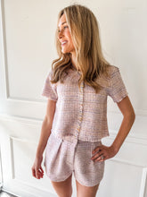 Addie Tweed Top by Steve Madden