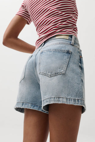 Pistola Saige High Rise A-Line Short -French Rivera