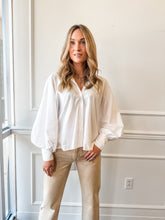 Amelya Gathered Button Up by JiJi