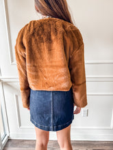 Caramel Cloud Faux Fur Jacket
