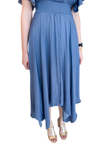 Athena Indigo Asymmetrical Dress