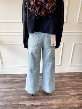 Caleb High Rise Stacked Waist in Era by Pistola
