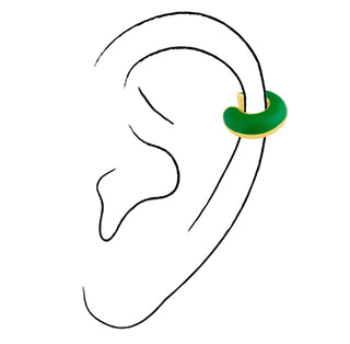 Margot Emerald Ear Cuff