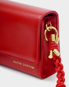 Arden Braided Red Mini Bag by Katie Loxton