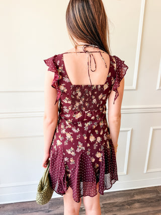 Tanisha Dress in Port by Steve Madden