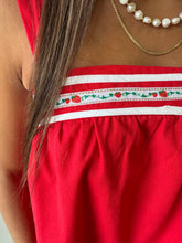 Strawberry Fields Red Babydoll Tank