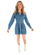 Aria Denim Dress by Steve Madden