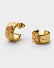 Birthstone Hoop Earring