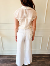 Current Air Coastal Layered Blouse-White