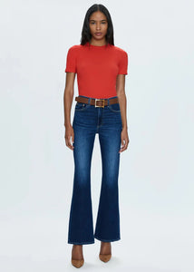 Lennon High Rise Crop Boot Jeans Greenwich by Pistola