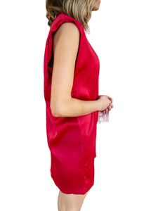 All Yours Red Shift Dress