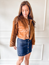 Caramel Cloud Faux Fur Jacket