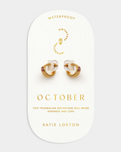 Birthstone Hoop Earring