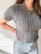Starlit Cable Knit Sweater