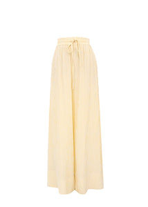 Leia Pale Yellow Pants by FRNCH