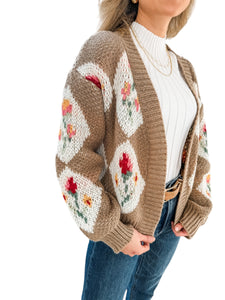 Bridget Floral Pattern Cardigan