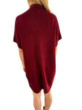 Cozy and Cute Burgundy Sweater Dress