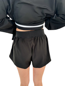 Varsity Black Short Set