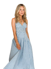 Riley Blue Striped Dress