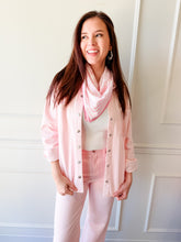 Pistola Elin Denim Shacket - Blush