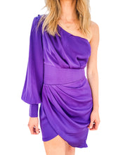 Cocktail Hour Orchid One Shoulder Dress