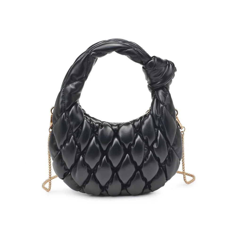 Claudia Black Quilted Crossbody