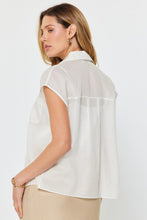 Current Air Coastal Layered Blouse-White