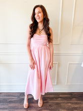 Blush Garden Midi Dress