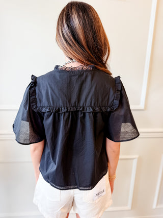 The Midnight Lace Blouse