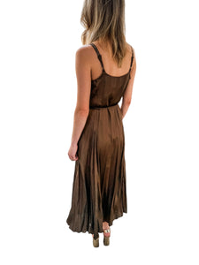 Joanne Expresso Pleat Midi