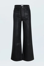 Lana High Rise Ultra Wide Leg in Coated Noir by Pistola