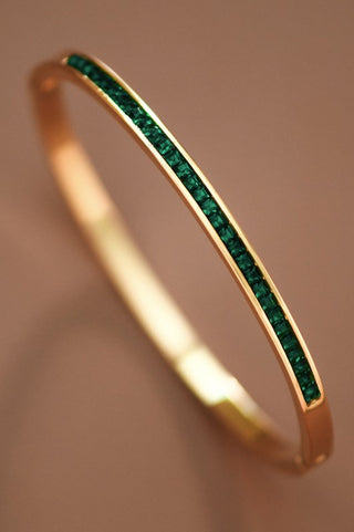 Baguette Diamond Bangle