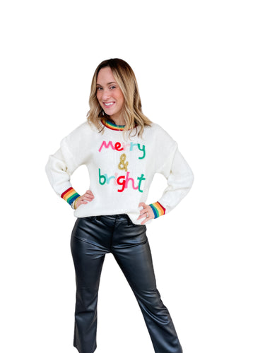 Merry & Bright Retro Sweater