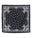 Paisley Printed Silky Bandana Scarf Black