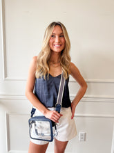 Tailgate Glow Navy Crop Cami