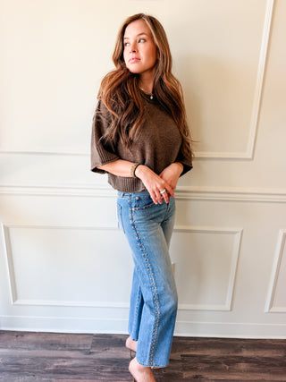 The Cashmere Club Sweater Chocolate by Habitual