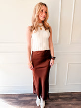 Elena Chocolate Midi Skirt