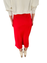 Hello Holidays Red Midi Skirt by Current Air