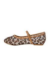 Rosario Leopard Mesh Ballet Flat