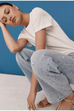 Lexi Mid Rise Bowed Straight - Stellar Straight by Pistola